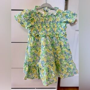 Janie and Jack Smocked Floral dress size 18 - 24 months NEW